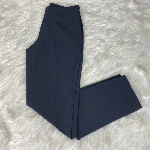 Elie Tahari Women's Slate Gray Minimalist Tapered Leg Career Pants‎ 2/W28/L28 - Picture 3 of 15